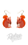 Erstwilder Cheeky Squirrel Drop Earrings