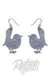 Erstwilder Superb Fairy Wren Earrings back