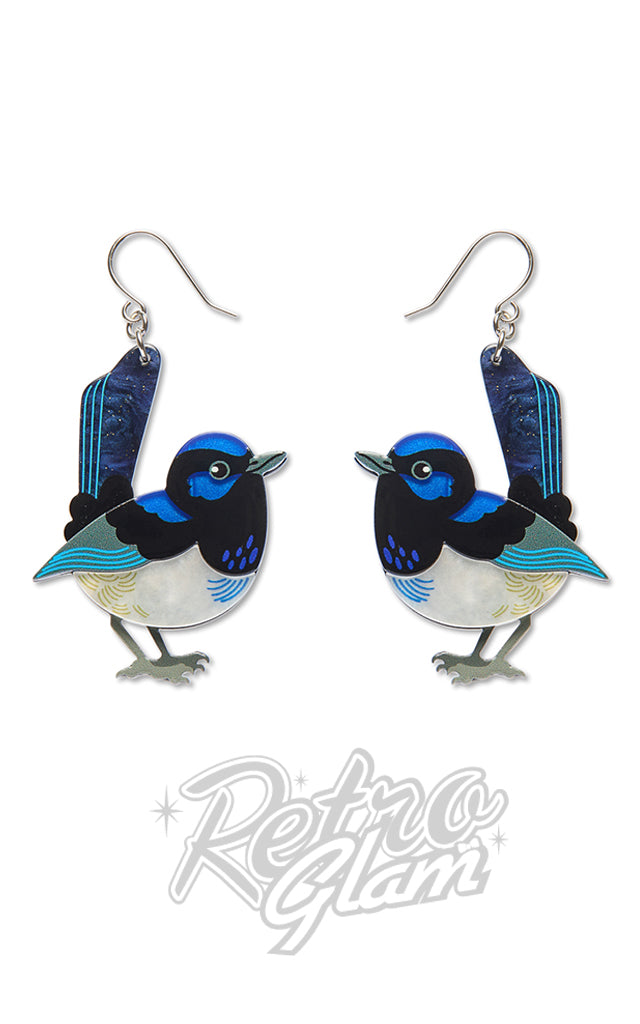 Erstwilder Superb Fairy Wren Earrings