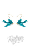 Erstwilder Graceful Swallow Drop Earrings