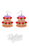 Erstwilder Vintage Dreams Showstopper Cake Drop Earrings