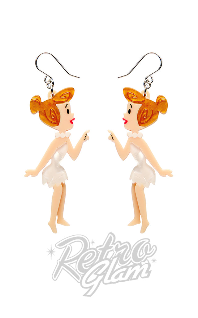 Erstwilder Wilma Flinstone Drop Earrings