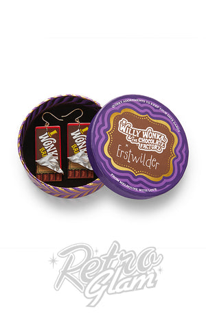 Erstwilder Winning Wonka Bar Drop Earrings box