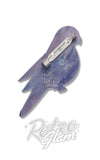 Erstwilder Eastern Rosella Brooch back