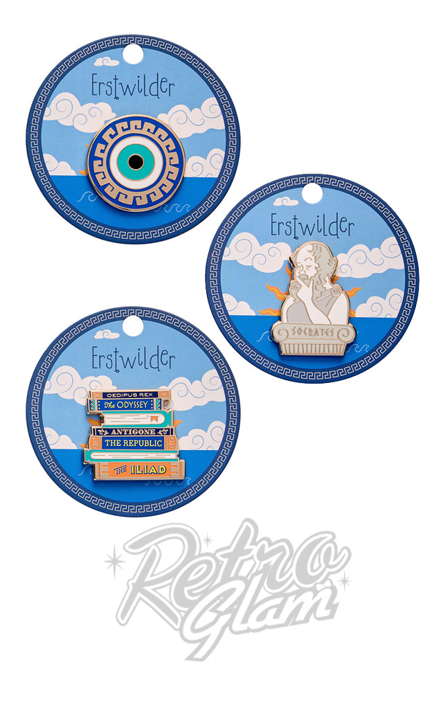 Erstwilder Greek Odyssey Enamel Pins
