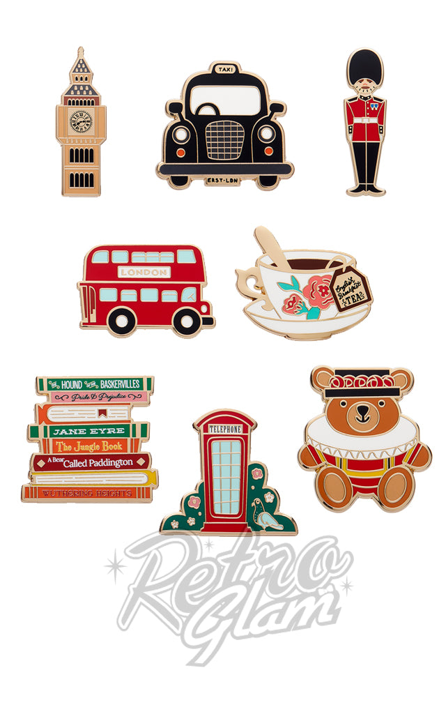 Erstwilder London Calling Enamel Pins - Pick A Style!