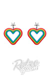 Erstwilder Rainbow Brite Essential Earrings heart