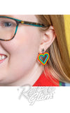 Erstwilder Rainbow Brite Essential Earrings heart model
