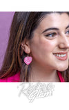 Erstwilder Candy Hearts Essential Earrings be mine model