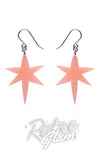 star earrings pink