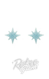 Erstwilder Essentials Atomic Star Glitter Stud Earrings blue