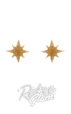 Erstwilder Essentials Atomic Star Glitter Stud Earrings gold
