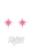 Erstwilder Essentials Atomic Star Glitter Stud Earrings pink