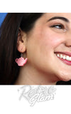 Erstwilder London Calling Essential Earrings pink tea