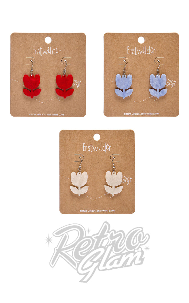 Erstwilder Pete Cromer Tulip Drop Earrings