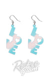 Erstwilder Earrings love irridescent