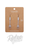 Erstwilder Esssential Earrings silver forks