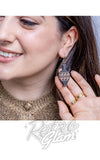 Erstwilder Greek Odyssey Essential Earrings lekythos black