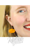 Erstwilder Pumpkin Drop earrings orange
