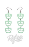 Erstwilder Haunted Heart Essential Earrings pumpkin glow