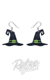 Erstwilder Haunted Heart Essential Earrings witch hat