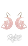 Erstwilder Essentials Earrings - Fairy Moon pink