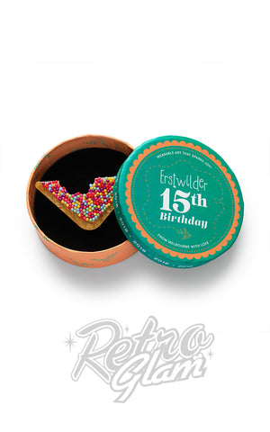 Erstwilder Fairy Bread Brooch box