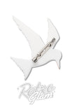 Erstwilder New Zealand Fairy Tern Brooch back