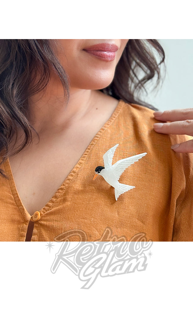 Erstwilder New Zealand Fairy Tern Brooch