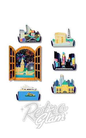 Erstwilder Fireworks Far And Wide Brooch