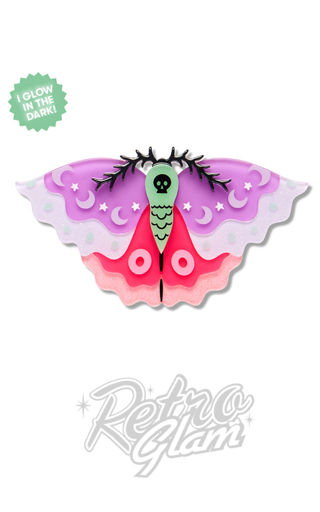 Erstwilder Flutter By Night Brooch
