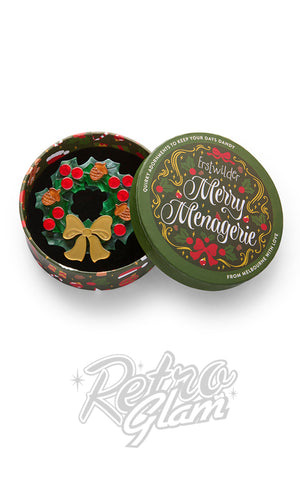 Erstwilder Forest Wreath Brooch box