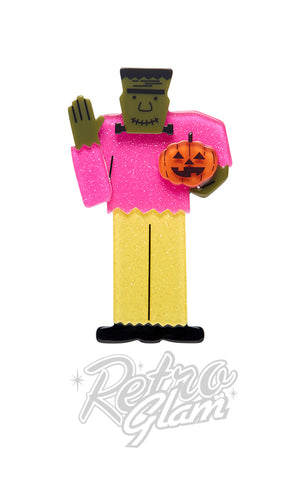 Erstwilder Frankenstein's Friendly Monster Brooch