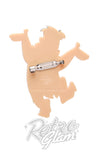 Erstwilder Fred Flinstone Brooch back