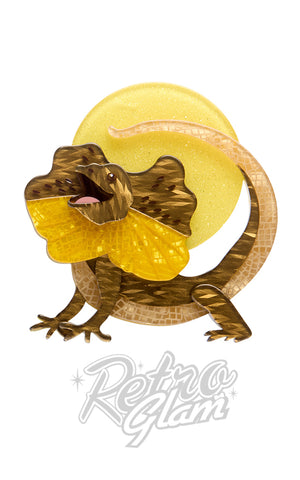 Erstwilder Freddy The Frillneck Lizard Brooch