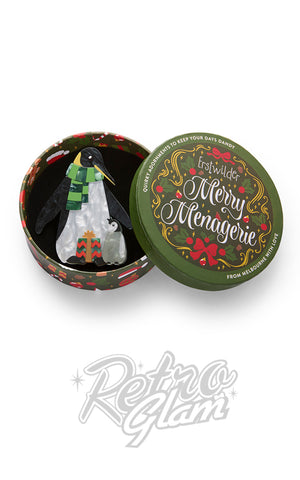 Erstwilder Paddy & Pip The Penguins Brooch box