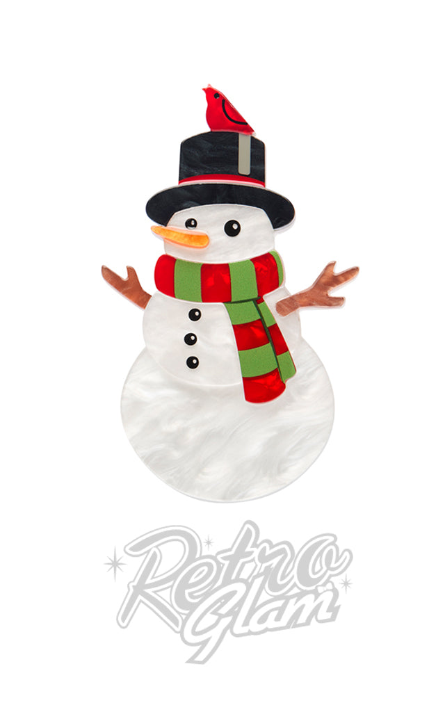 Erstwilder Frosty Fellow Brooch