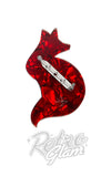 Erstwilder La Formidable Fauve Brooch back