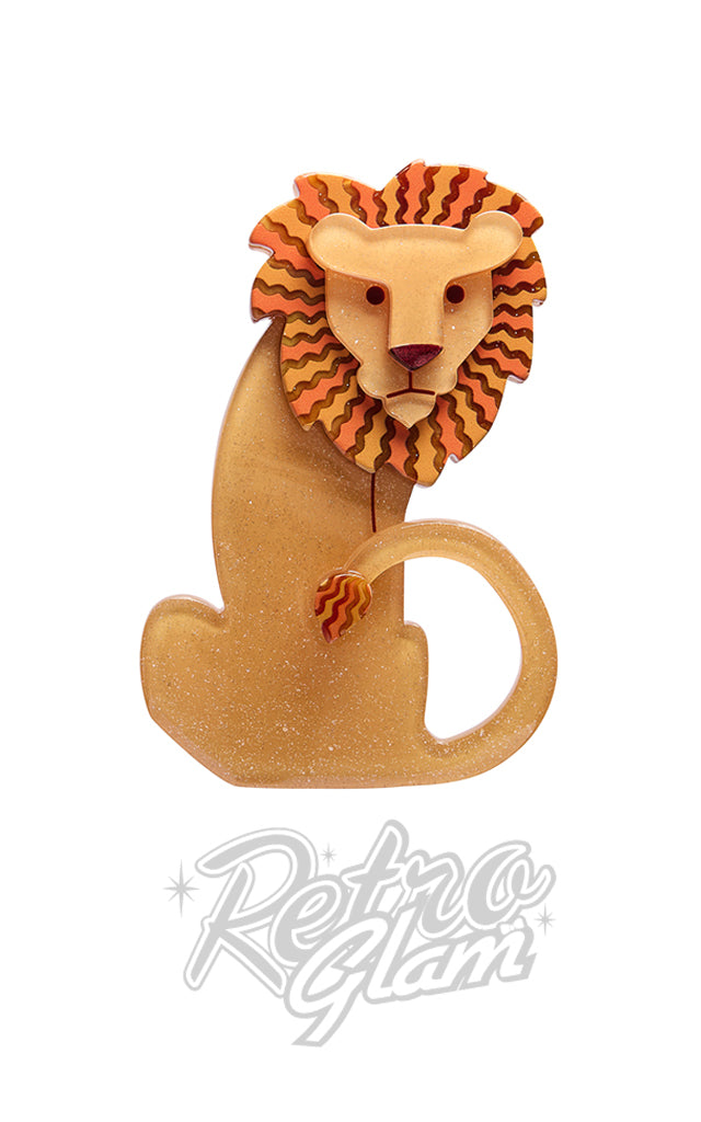 Erstwilder Elkan The Lion Brooch - GWP $125 CANADA, $179 USA (Read below plz)