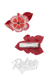 Erstwilder Halycon Hibiscus Hair Clips Set back