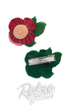 Erstwilder Pretty Poppies Hair Clips Set