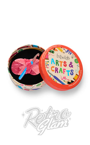 Erstwilder Hooked On Crochet Brooch box