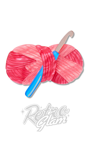 Erstwilder Hooked On Crochet Brooch