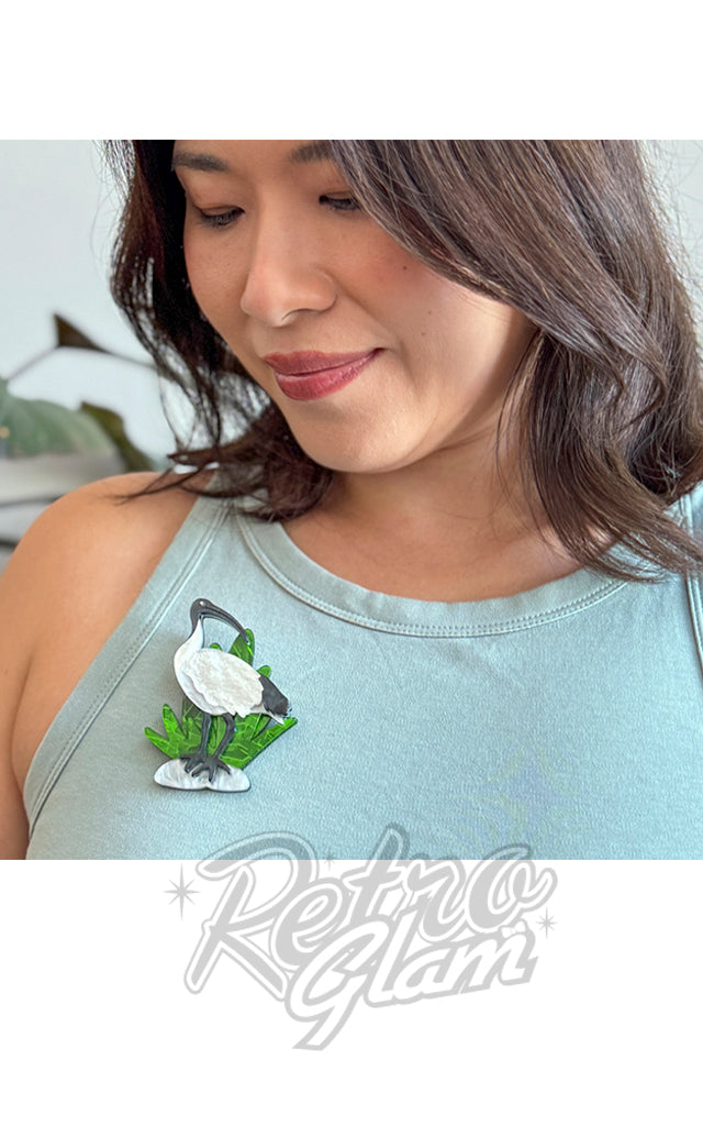 Erstwilder Izzy The Ibis Brooch