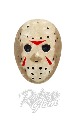 Erstwilder Jason Voorhees Mask Brooch