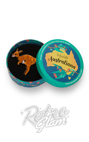 Erstwilder Joy The Kangaroo Brooch box