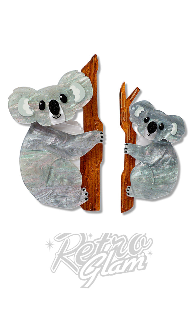 Erstwilder Among the Eucalyptus Brooch Pair  - SOLD OUT