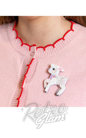 Erstwilder Lottie The Lamb Brooch pete cromer