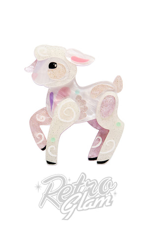 Erstwilder Lottie The Lamb Brooch