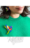 Erstwilder Lulu the Lorikeet Brooch model